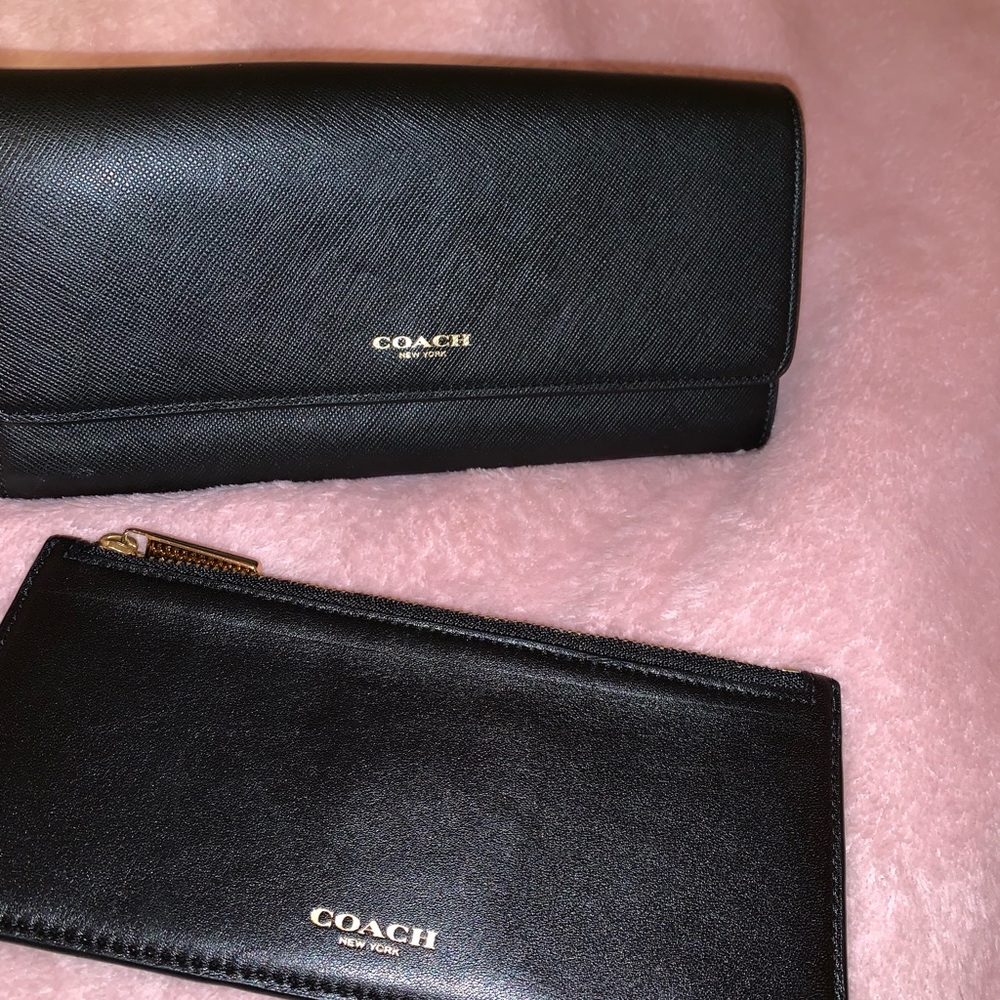 COACH wallet and coin pouch SET